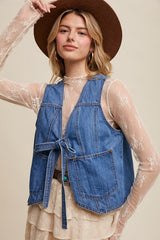 Yara Tie Front Vest