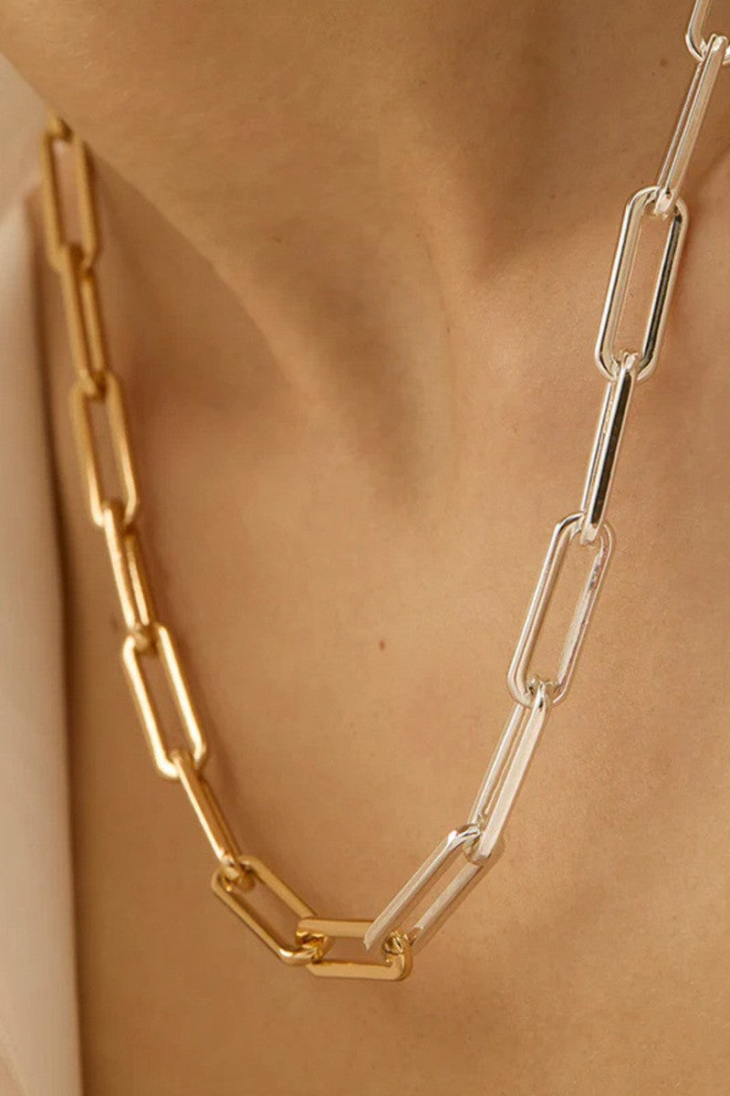 Two Tone Chain Necklace
