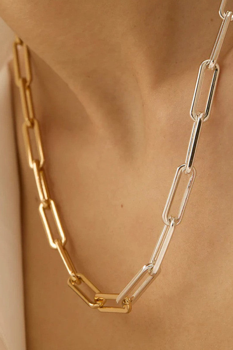 Two Tone Chain Necklace
