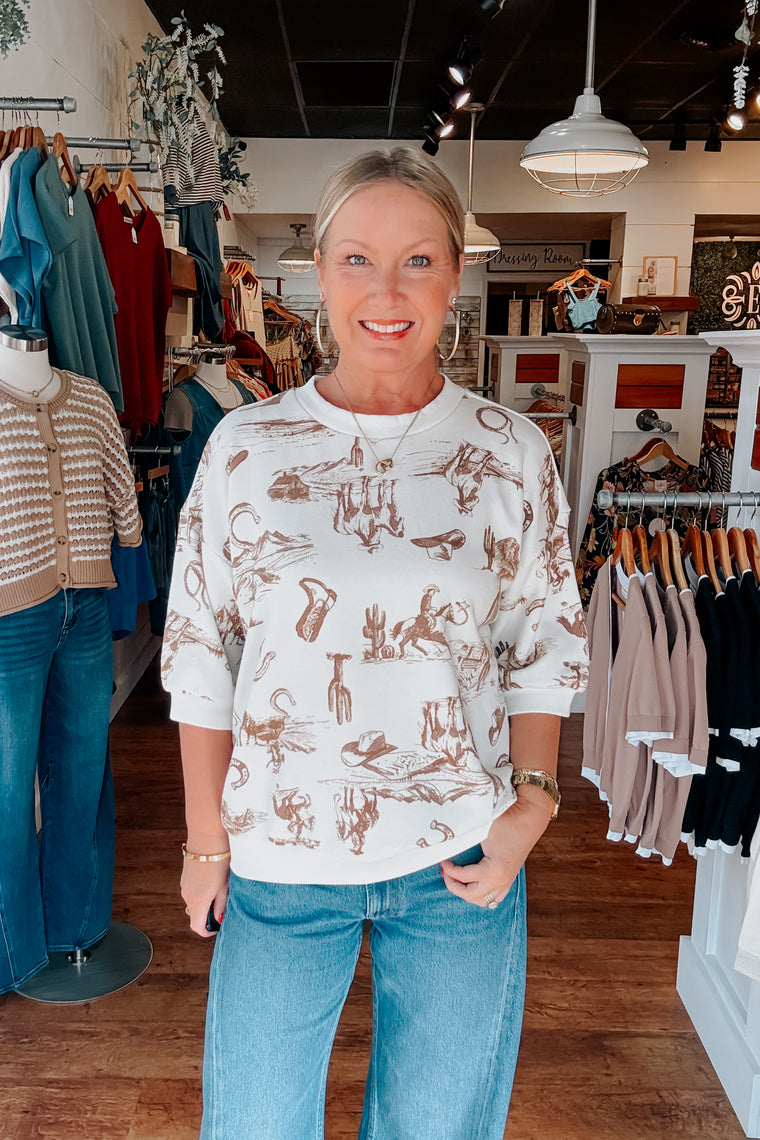 Cowboy  Pullover
