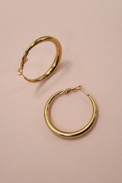 Puffy Hoops - Gold