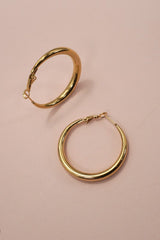 Puffy Hoops - Gold