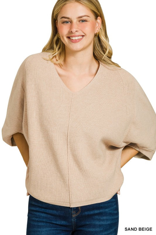 Shane Dolman Pullover - Sand Beige