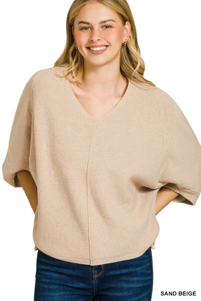 Shane Dolman Pullover - Sand Beige