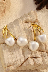 Cherry Drop Earring - 18K Gold Plated