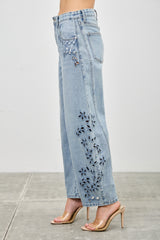 Saige Barrel With Embroidery
