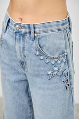 Saige Barrel With Embroidery