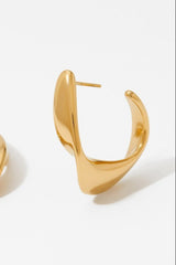 Twisted Hoop - Gold