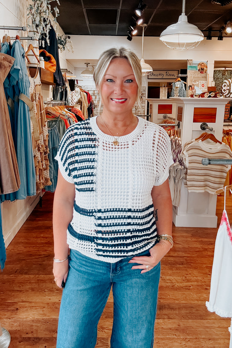 Shasta Crochet Pullover