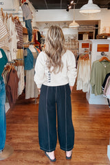 Evie Balloon Shaped Cotton Pants