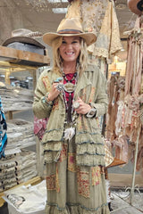 A Rare Bird Soft Ruffle Patch Jacket