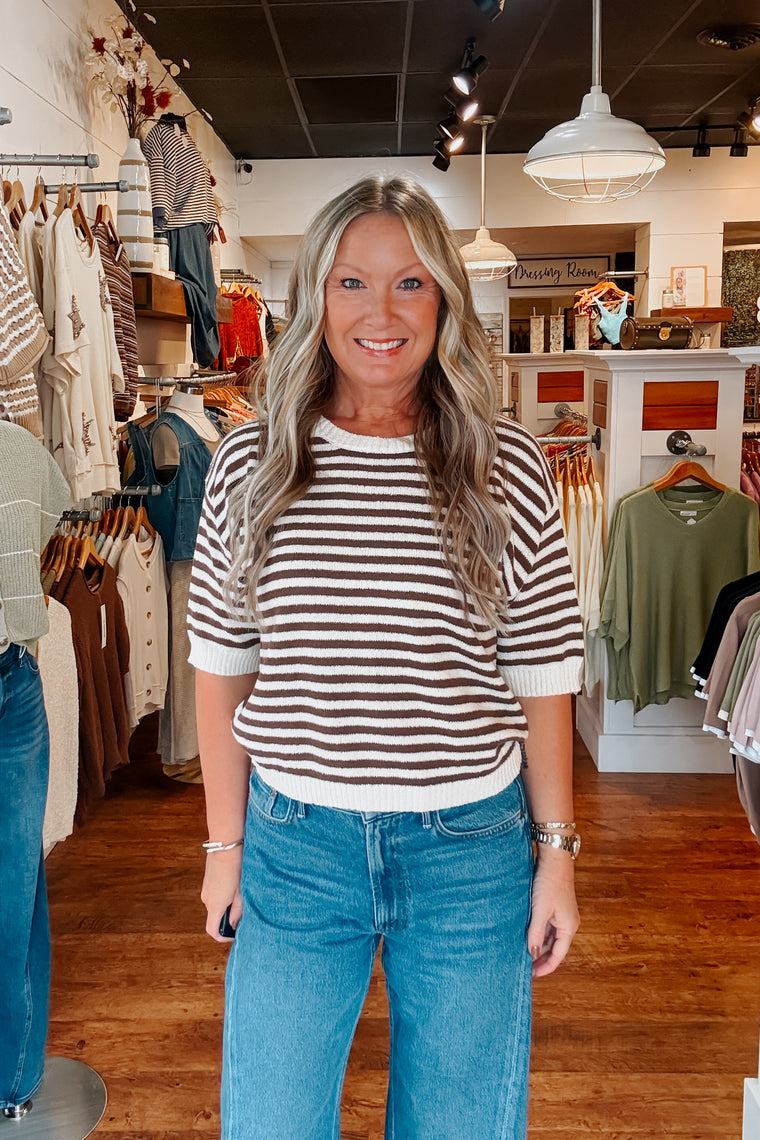 Canyon Striped Pullover