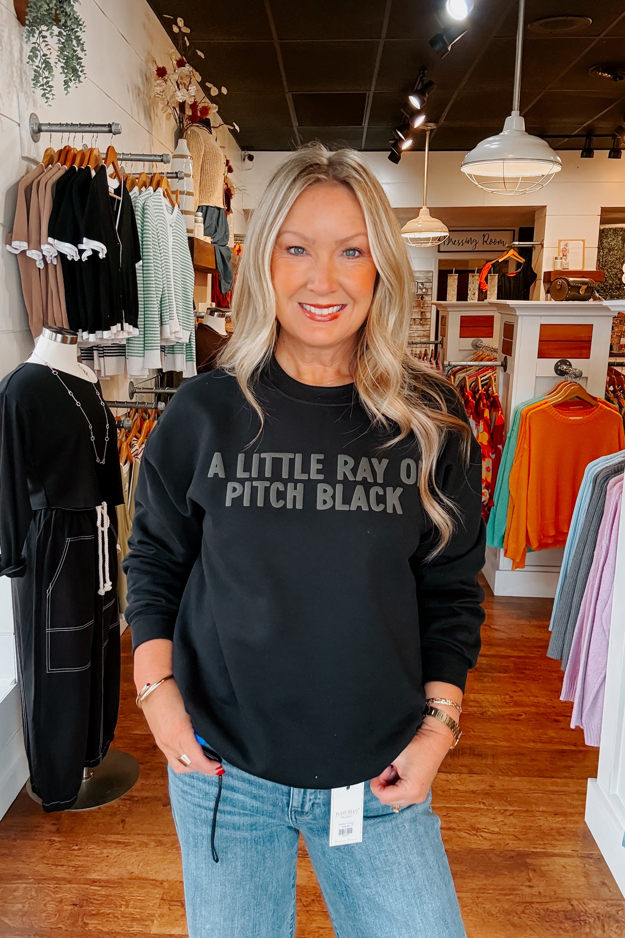 A Little Ray of Pitch Black Sweatshirt