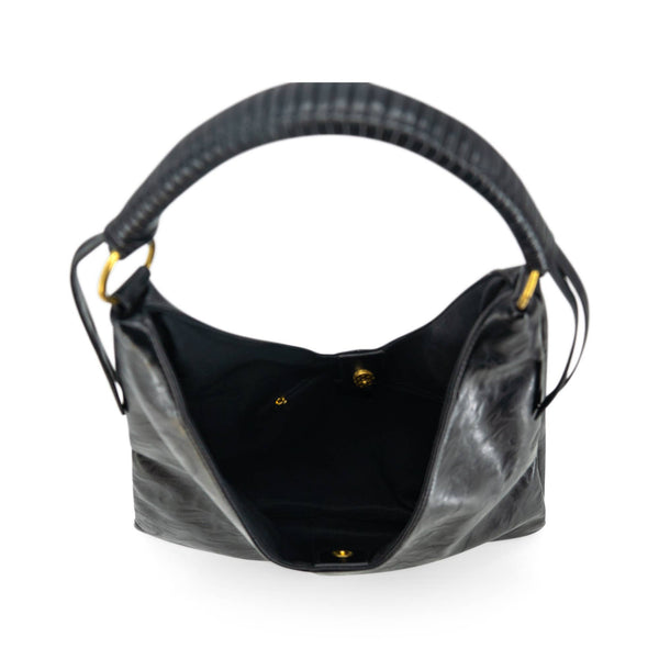 Soho Slouchy Fall Tote Bag - Black