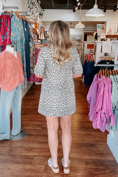 Camilla Leopard Shift Dress