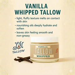 Vanilla Whipped Tallow Moisturizer - 9 oz
