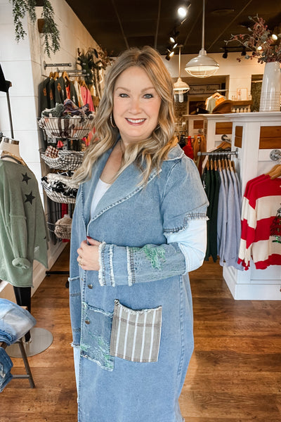 The Elodie Denim Duster