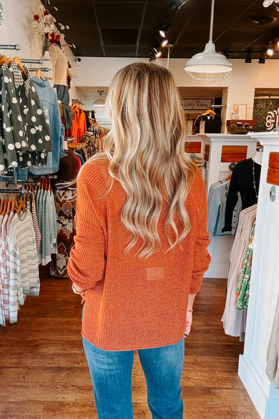 Dori Oversized Sweater - Baked Clay