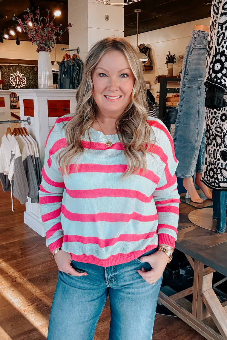 Eden Striped Pullover