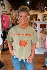 Genesis Distressed Tee - Dusty Sage