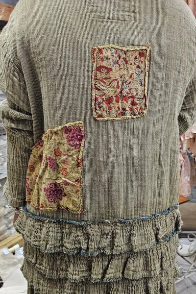 A Rare Bird Soft Ruffle Patch Jacket