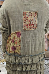 A Rare Bird Soft Ruffle Patch Jacket
