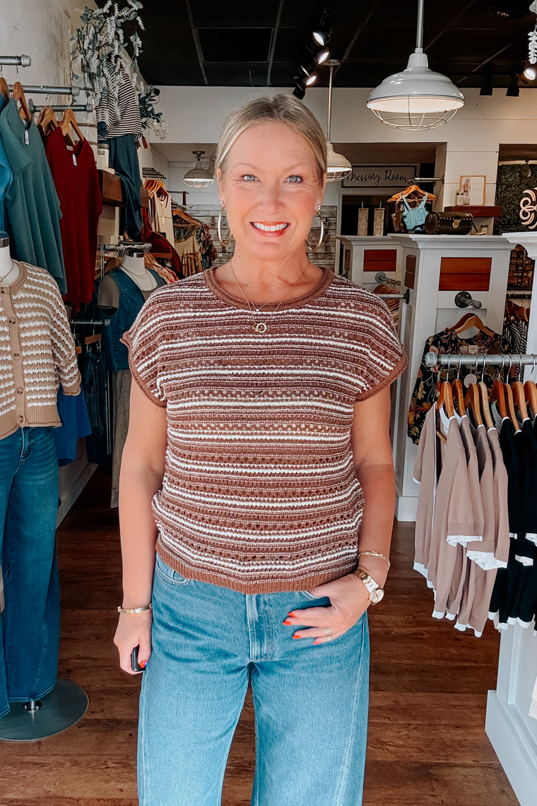 Stevie Striped Pullover