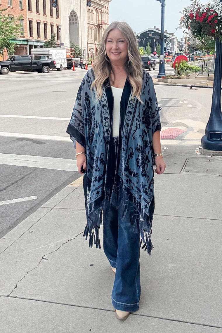 The Ezra Velvet Kimono