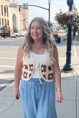 Elissa Granny Square Vest