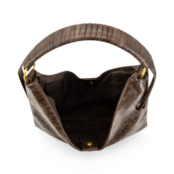 Soho Slouchy Fall Tote Bag - Brown