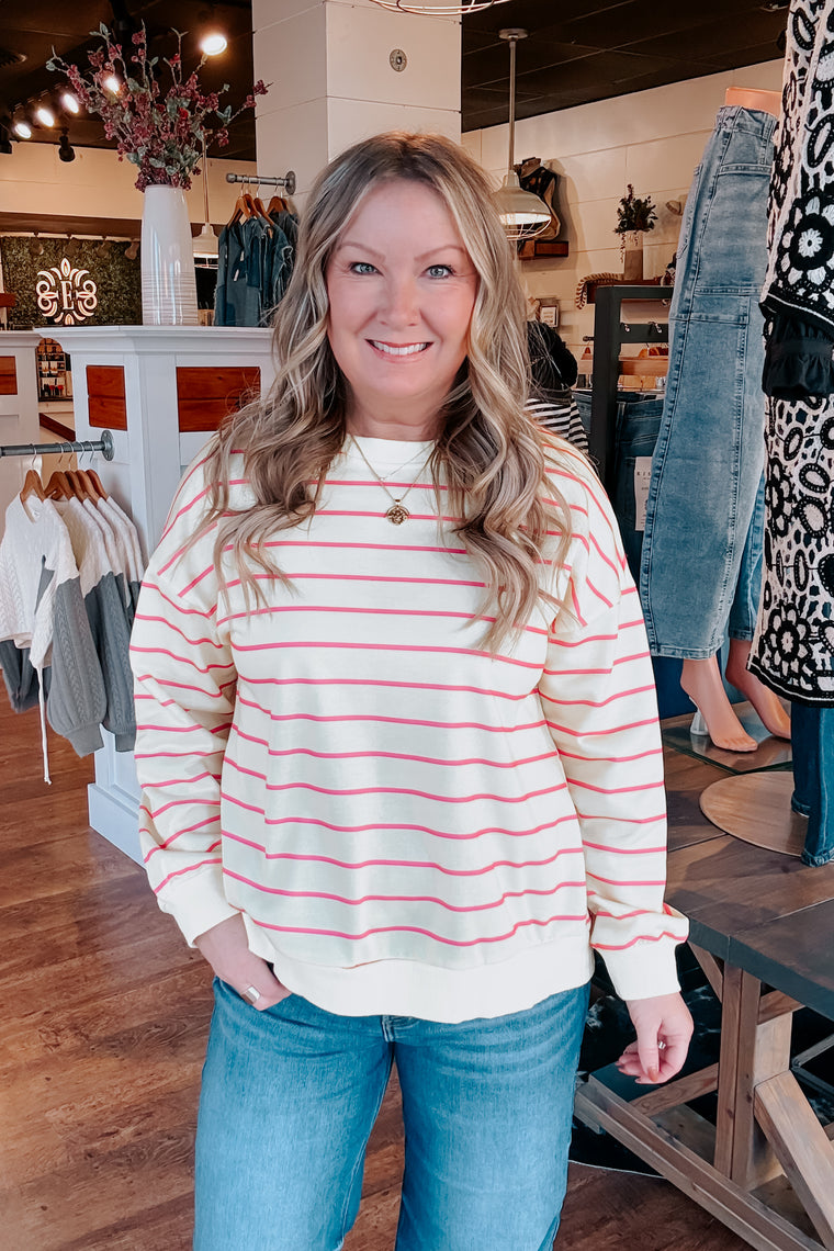 Maci Overlap Sweatshirt