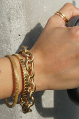 Sinclair Mesh Cuff Bracelet - Silver
