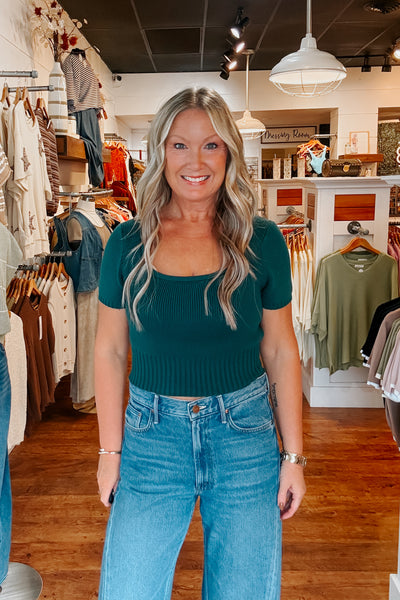 Sheena Pine Green Sweater