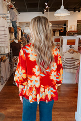 Leah Floral Top