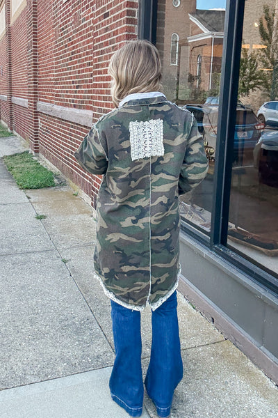 Mara Oversized Camo Jacket