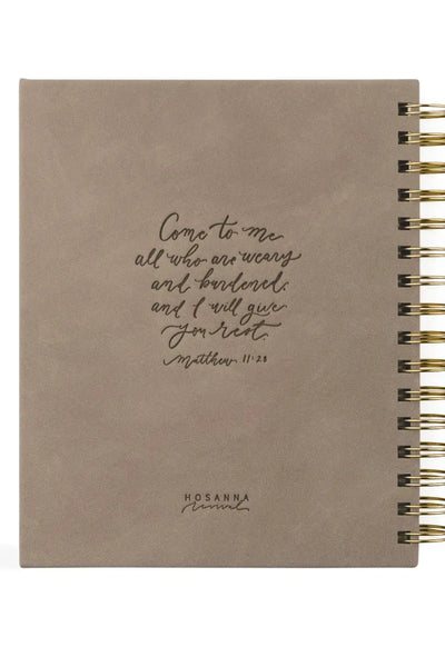 Hosanna Revival 12 Month Undated Planner: Marlo Design, Spiral