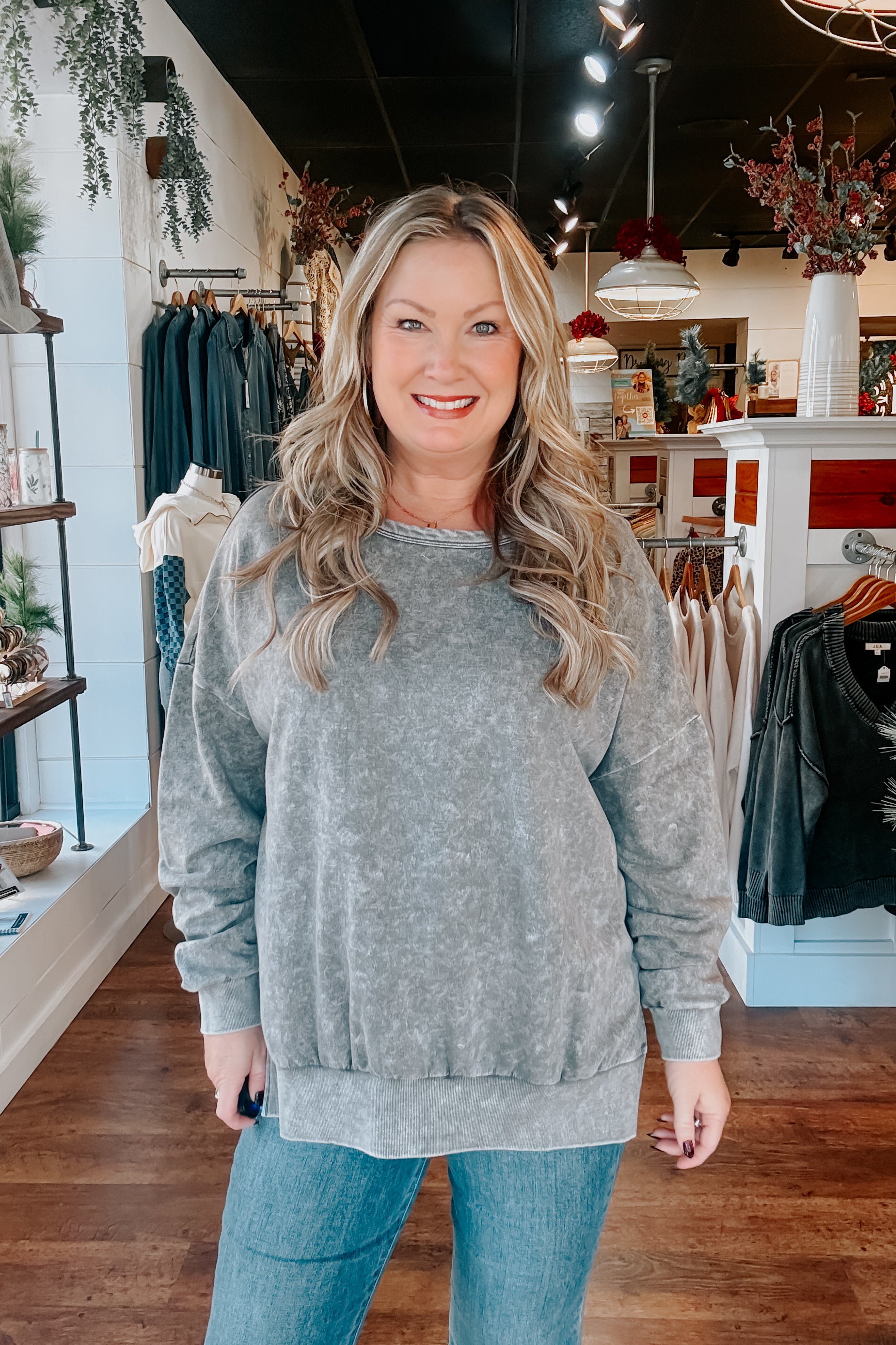 Margo Pullover - Charcoal