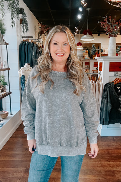 Margo Pullover - Charcoal