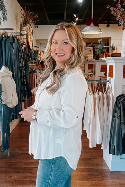 Sloan Button Up Shirt - Off White