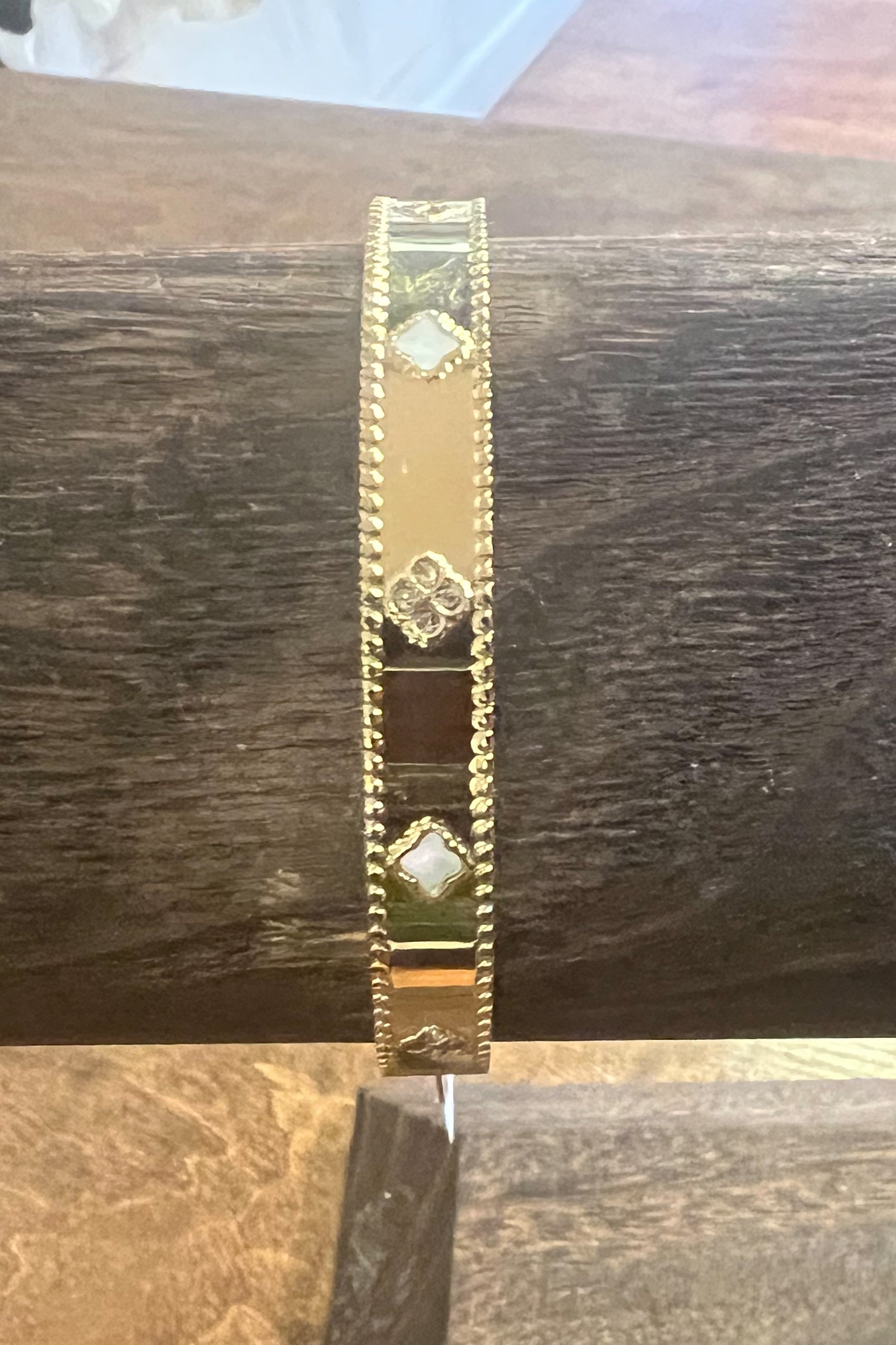 Bejeweled Oval Bangle