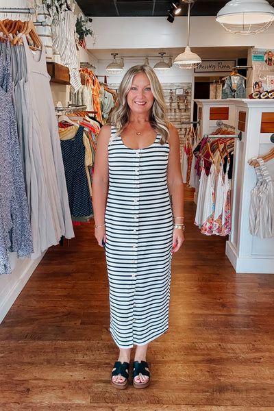 Juniper Buttoned Maxi Dress
