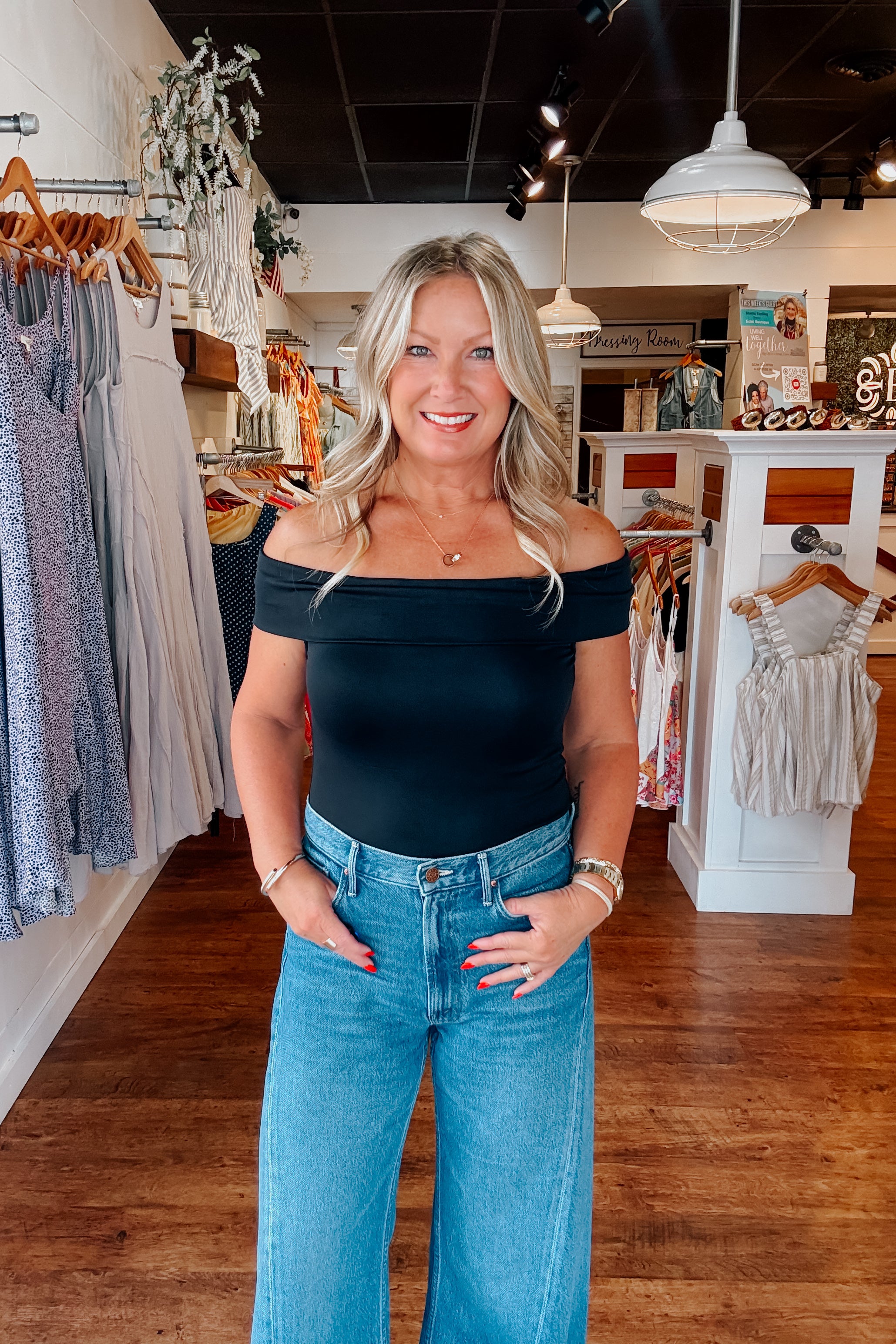 Briar Fold Over Top - Black