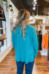 The Haven Pullover - Light Teal