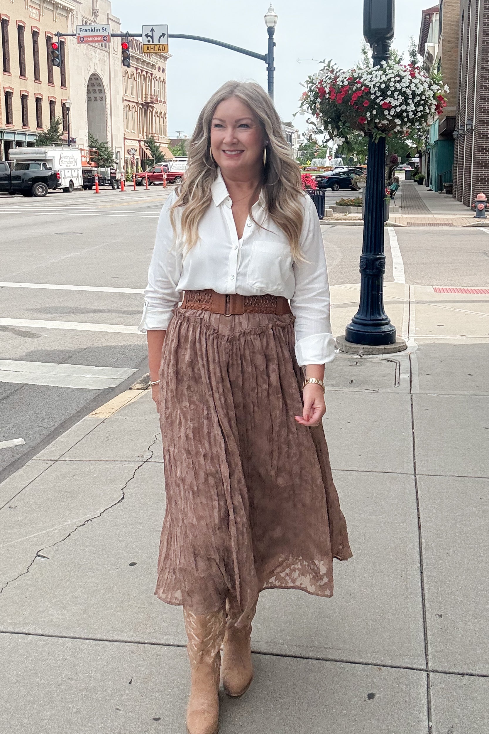 Winnie Lace Maxi Skirt