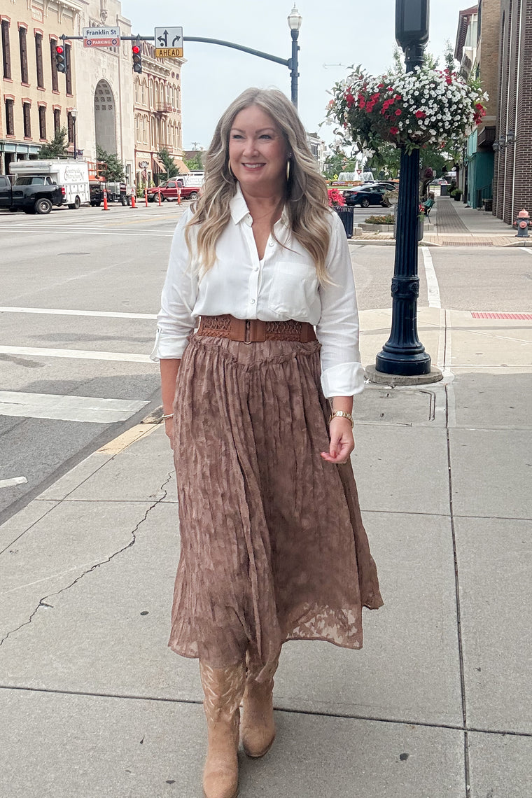 Winnie Lace Maxi Skirt