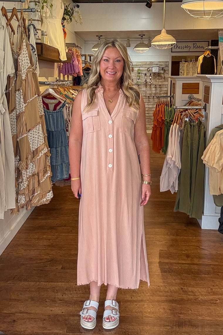 Celeste Maxi Dress - Blush