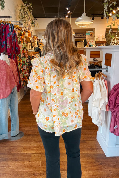Bess Floral Top