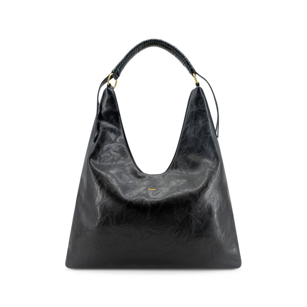 Soho Slouchy Fall Tote Bag - Black