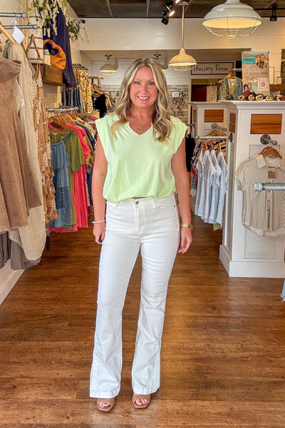 Livie Sleeveless Pullover - Lime