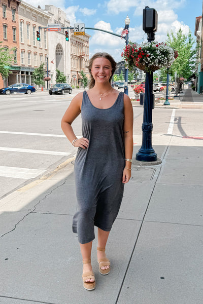 Teegan Maxi Dress - Charcoal